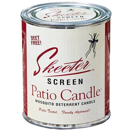 Scent Shop Scent Shop 90400 15 oz. Skeeter Screen Patio Deterrent Candle 181799